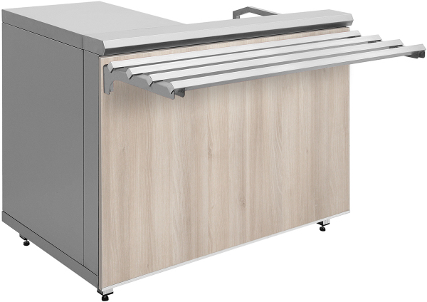 Прилавок кассовый напольный LUXSTAHL КК-1200 (H1277 Акация Лэйкленд светлая)