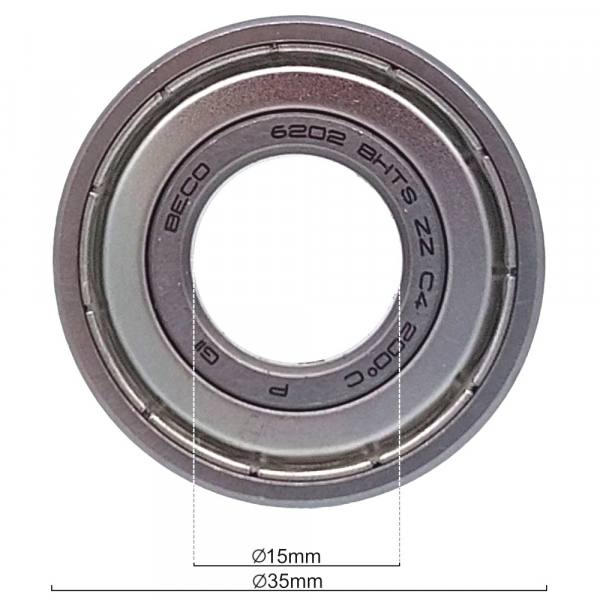Подшипник 6202 ZZ C4 200° BECO