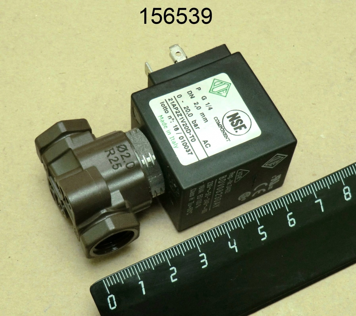 Клапан соленоидный 2 WAYS G1/4-G1/4 208-240V 50/60HZ NUOVA SIMONELLI 04100075