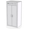 Витрина тепловая напольная ROBOLABS VTP-084SR