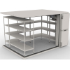 Камера холодильная замковая и Шип-Паз HAPPYCHEF CR R/L 18/27 S/S+SHELVING