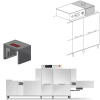 Машина посудомоечная конвейерная пальцевая DIHR QX 246 DX+SAN+DRF70+HRF10+DIV (2PCS)